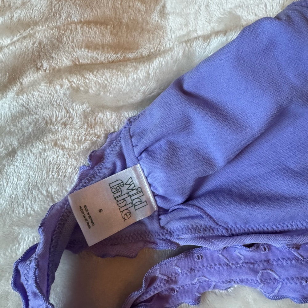 WILD FABLE Purple Halter Bikini Set - Picture 7 of 7